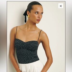 Reformation Liza Satin Top